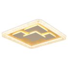 Plafoniera dorata in acrilico, Lynsey, 40W, 3000K LED