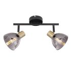 Faretto da soffitto dorato in vetro, Arthur