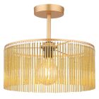 Lampada da soffitto ambrata in acrilico, Lies