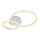 Plafoniera bianca metallo, Palica, 18W, 3000K LED