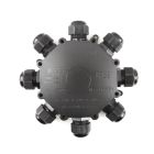 Accoppiatore cavo tondo impermeabile a 8 vie, con spina Wago all'interno, IP68