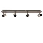 Rosone lampada argento in alluminio, Rika