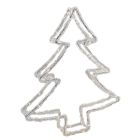 Albero di Natale a LED, 80 LED bianco caldo, IP44