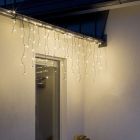 Luci a cascata, larghe 300 cm, alte 52 cm, IP44, 90 LED
