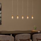 Lampada a sospensione moderna trasparente, Berliane, 4W, 2700K LED