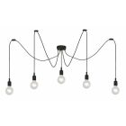 Lampada a sospensione moderna nera, Fix