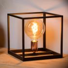 Lampada da tavolo moderna nera, Arthur, con interruttore