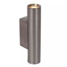 Lampada da parete up down moderna grigia, Dupla