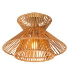 Lampada da soffitto in rattan marrone, Tasman