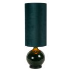 Lampada da terra retrò verde, Esterad, con interruttore