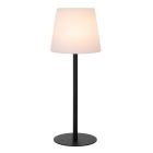 Lampada da tavolo da esterno ricaricabile moderna nera, Tyon, 2W, 2700K LED, IP65, controllo touch