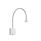 Applique da parete moderna bianca, Buddy, 3W, 4000K LED, con interruttore