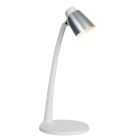 Lampada da scrivania classica bianca, Ludo, 4,5W, 3000K LED, con interruttore