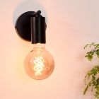 Applique da parete moderna nera, Leanne