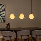 Lampada a sospensione Japandi beige, Tribute