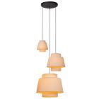 Lampada a sospensione rustica beige, Tribute