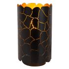 Lampada da tavolo moderna nera, Almelo, con interruttore