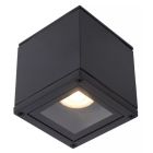 Faretto da soffitto moderno nero, Aven, IP65