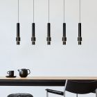 Lampada a sospensione moderna nera, Margary, 4,2W, 2700K LED