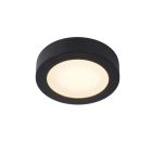 Plafoniera moderna nera, Brice, 11W, 3000K LED, IP44
