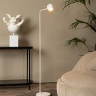 Lampada da terra ricaricabile moderna bianca, Comet, 3W, 2700K LED, controllo touch