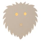 Applique da parete per bambini moderna beige, Charlie, 5W, dim to warm LED, controllo touch