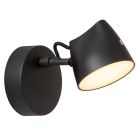 Applique da parete rustica nera, Milne, 6W, 2700K LED, controllo touch