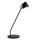 Lampada da tavolo rustica nera, Milne, 6W, 2700K LED, controllo touch