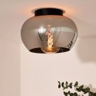 Plafoniera moderna grigia, Judi