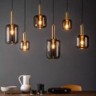 Lampada a sospensione moderna dorata, Joanet