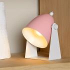 Lampada da tavolo moderna rosa, Chago, con interruttore