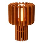 Lampada da tavolo moderna marrone, Rollo, con interruttore