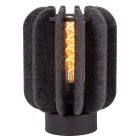 Lampada da tavolo moderna grigia, Rafal, con interruttore