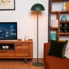 Lampada da terra moderna verde, Siemon, con interruttore