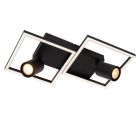 Plafoniera moderna nera, Arianne