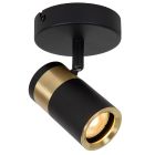 Faretto da parete moderno nero, Gorik