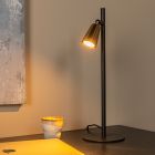 Lampada da tavolo moderna di bronzo, Tiana, con interruttore