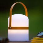 Lampada da tavolo da esterno moderna marrone, Little Joe, 3W, 2700K LED, IP44, con interruttore