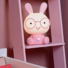 Lampada da tavolo per bambini rosa, Dodo Rabbit, 3W, 4000K LED