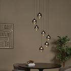 Lampada a sospensione moderna grigia, Tamino, 7W, 3000K LED