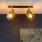 Faretto da soffitto classico dorato, Bjorn