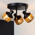 Faretto da soffitto classico dorato, Rafa