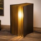 Lampada da tavolo retrò dorata, Extravaganza Livret, con interruttore