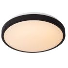 Lampada da soffitto da bagno moderna nera, Dasher, 18W, 2700K LED, IP44
