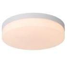 Lampada da soffitto da bagno bianca in plastica, Biskit, 24W, 2700K LED, IP44