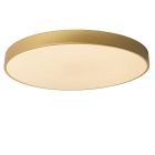 Plafoniera moderna dorata, Unar, 60W, 2700K LED, dimmer in 3 fasi