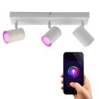 Plafoniera smart bianca moderna, Elena, 13,5W, RGBW