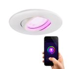 Faretto da incasso intelligente bianco moderno, Jill, IP65, 4,5W, RGBW