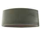 50 cm paralume in velluto verde ovale, Rody