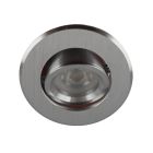 Mini faretto da incasso argento in alluminio, Bori